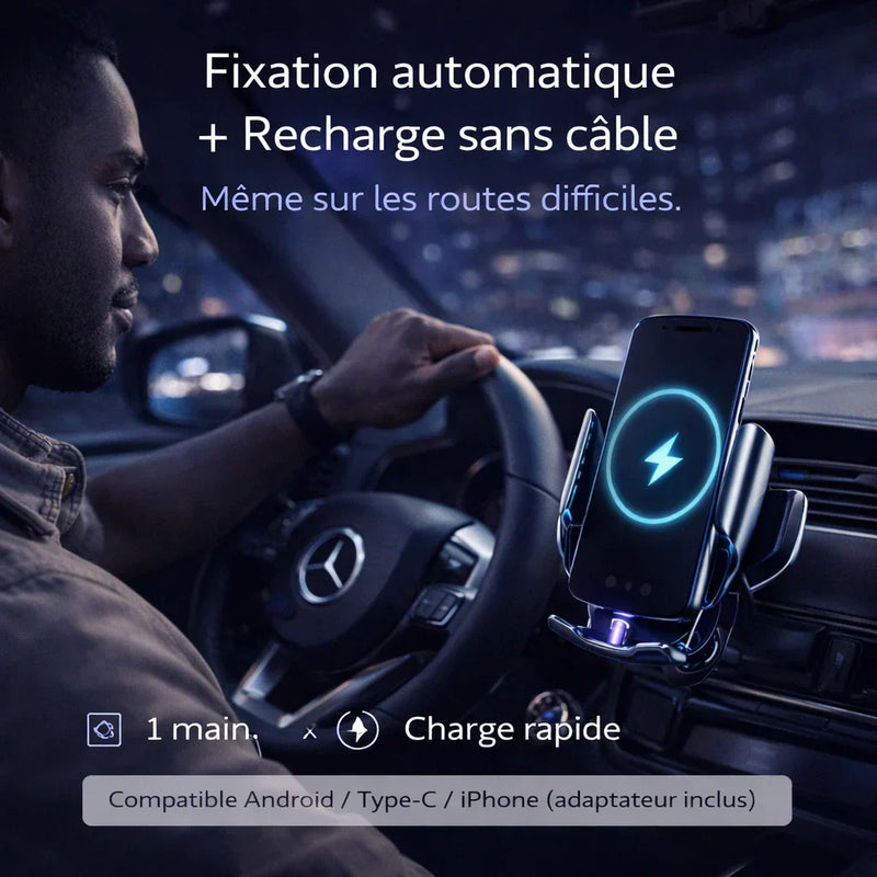 Support Auto + Charge Sans Fil(c)