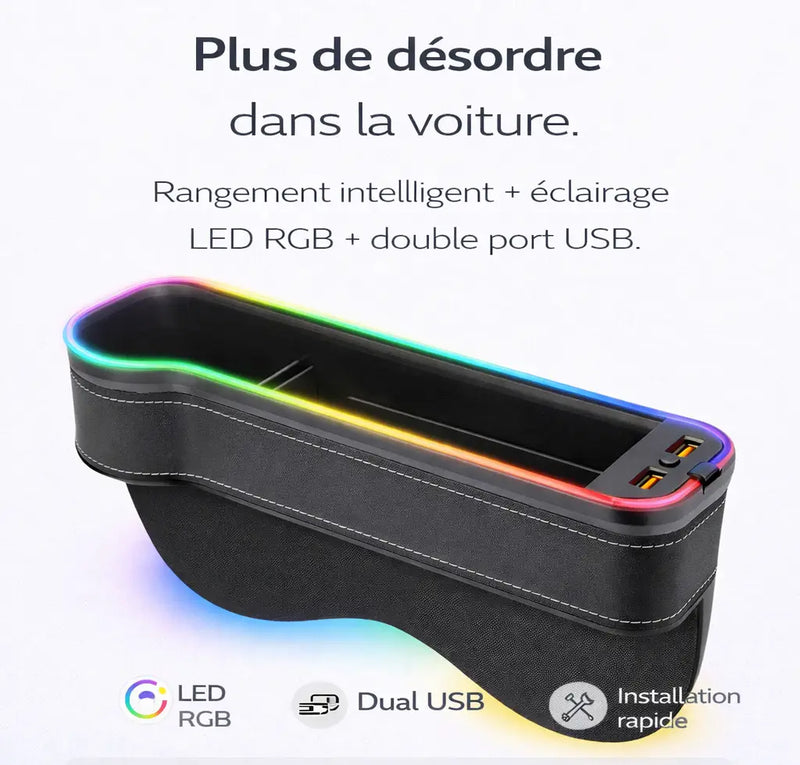 Rangement + Charge USB (2unité)