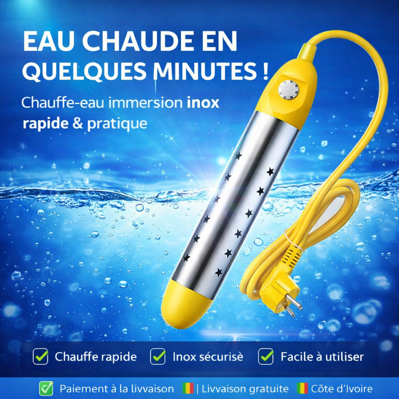 Chauffe-eau en acier inoxydable 🔥