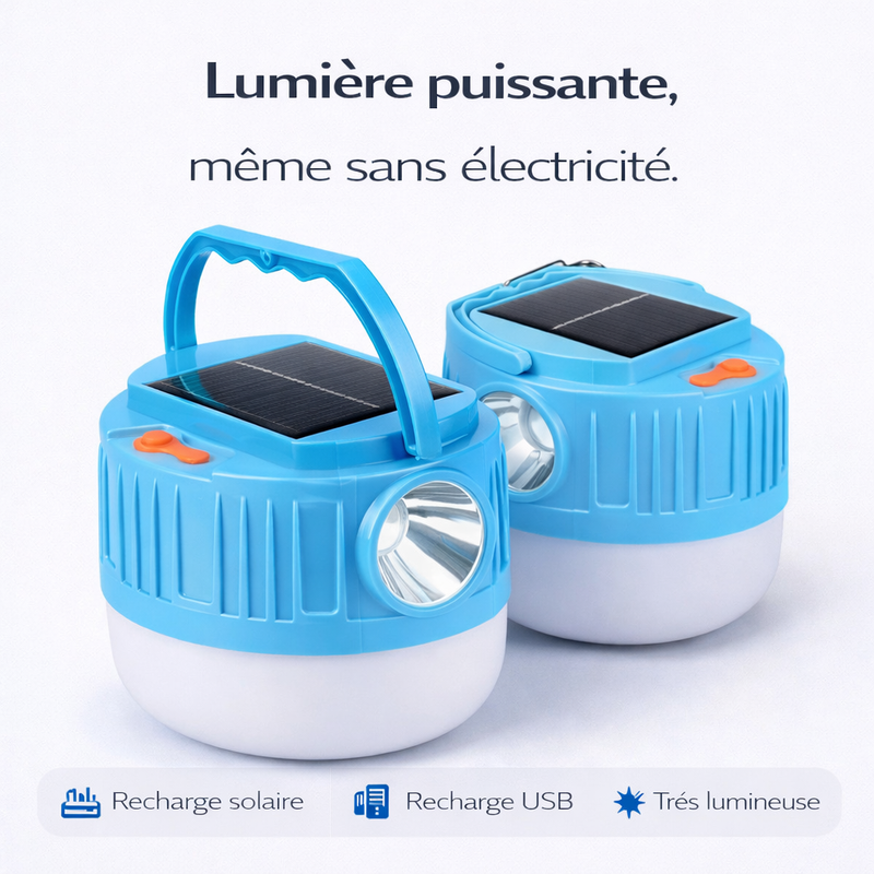 Lampe Solaire Ultra-Lumineuse (1unité)