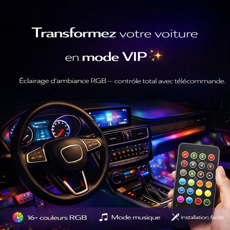 LED Intérieur Voiture (Télécommande)